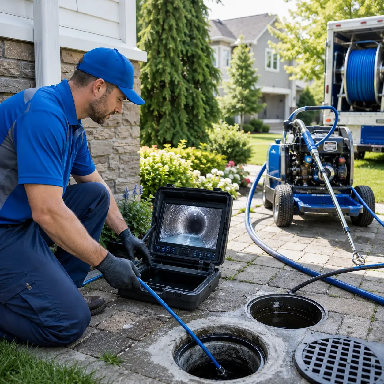 Outdoor drain cleaning professionals serving Concord, MI