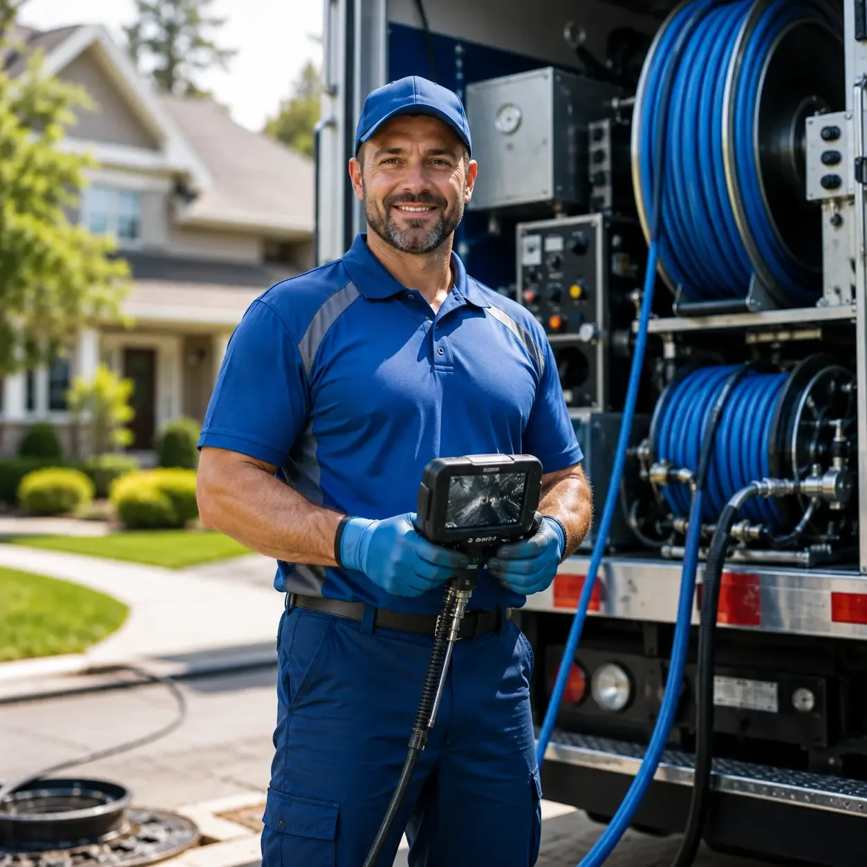 Local outdoor drain cleaning specialists in Concord, MI